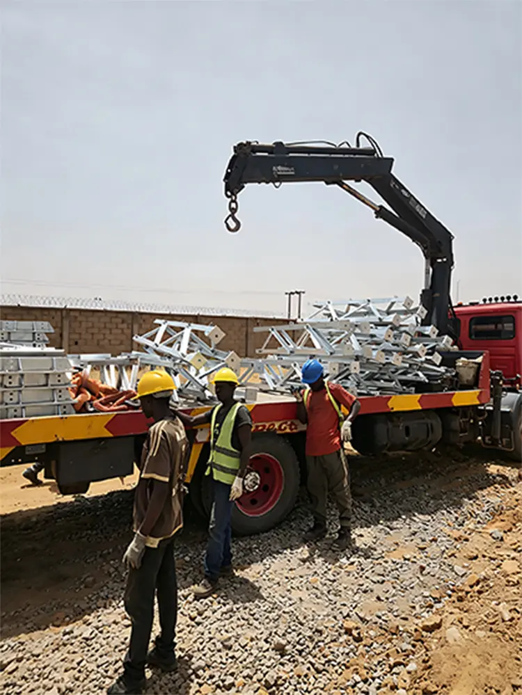 ナイジェリア・ザリア330kV変電所プロジェクトの現地進捗状況