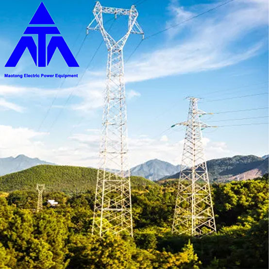 山形鋼管塔 330KV 溶融亜鉛めっき鋼鉄塔